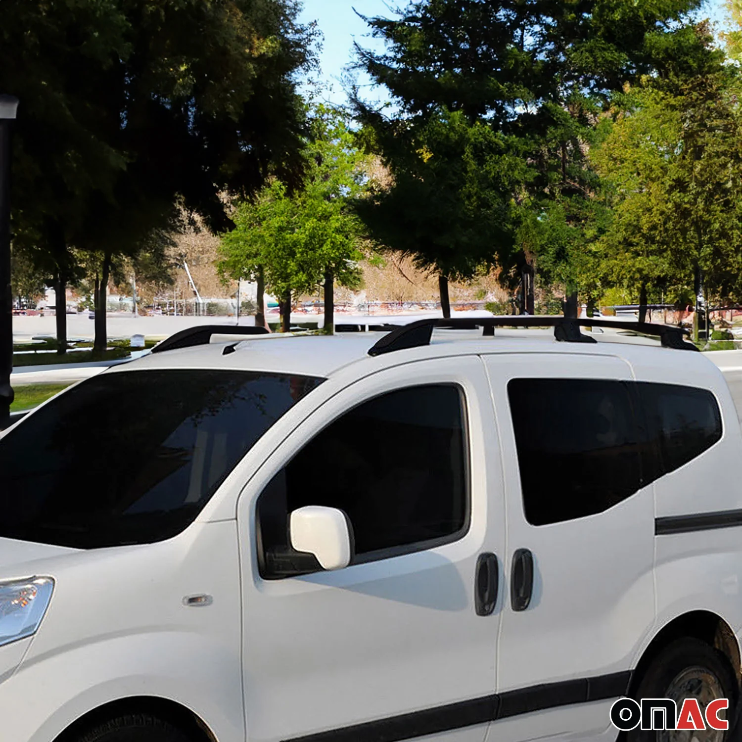 2010-2020 VW Amarok Roof Rack Rails Side Rails Black - Image 2