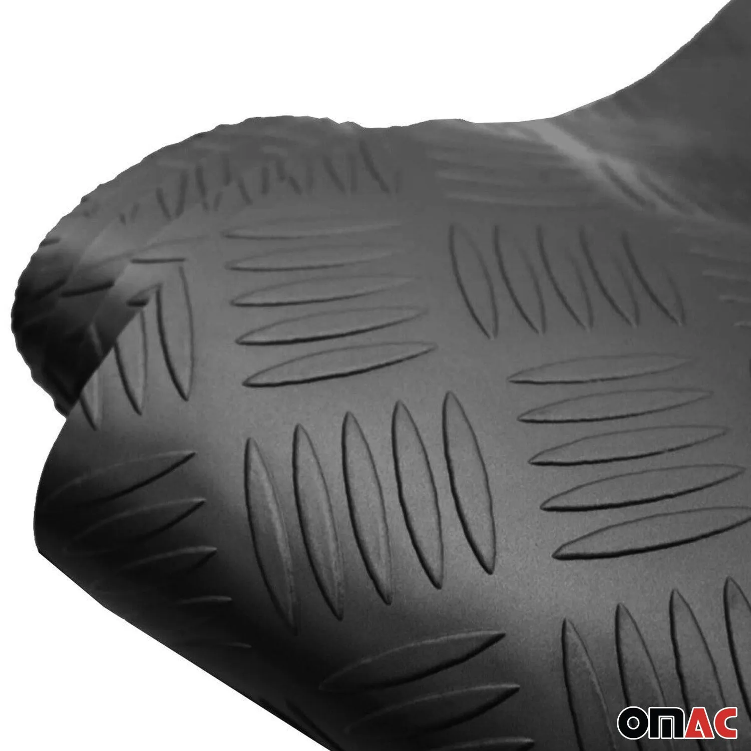 Rubber Pickup Truck Bed Liners Trunk Mat Trimmable Flooring Mat Black & Grey - Image 6