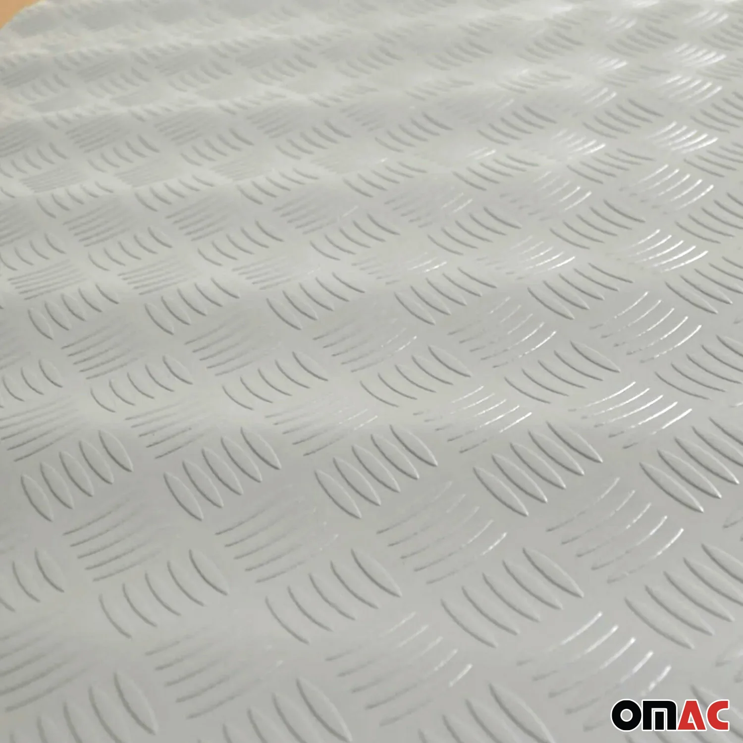 Rubber Truck Bed Liner Trunk Mat Flooring Mat 118x79 inch Chequered Grey - Image 7
