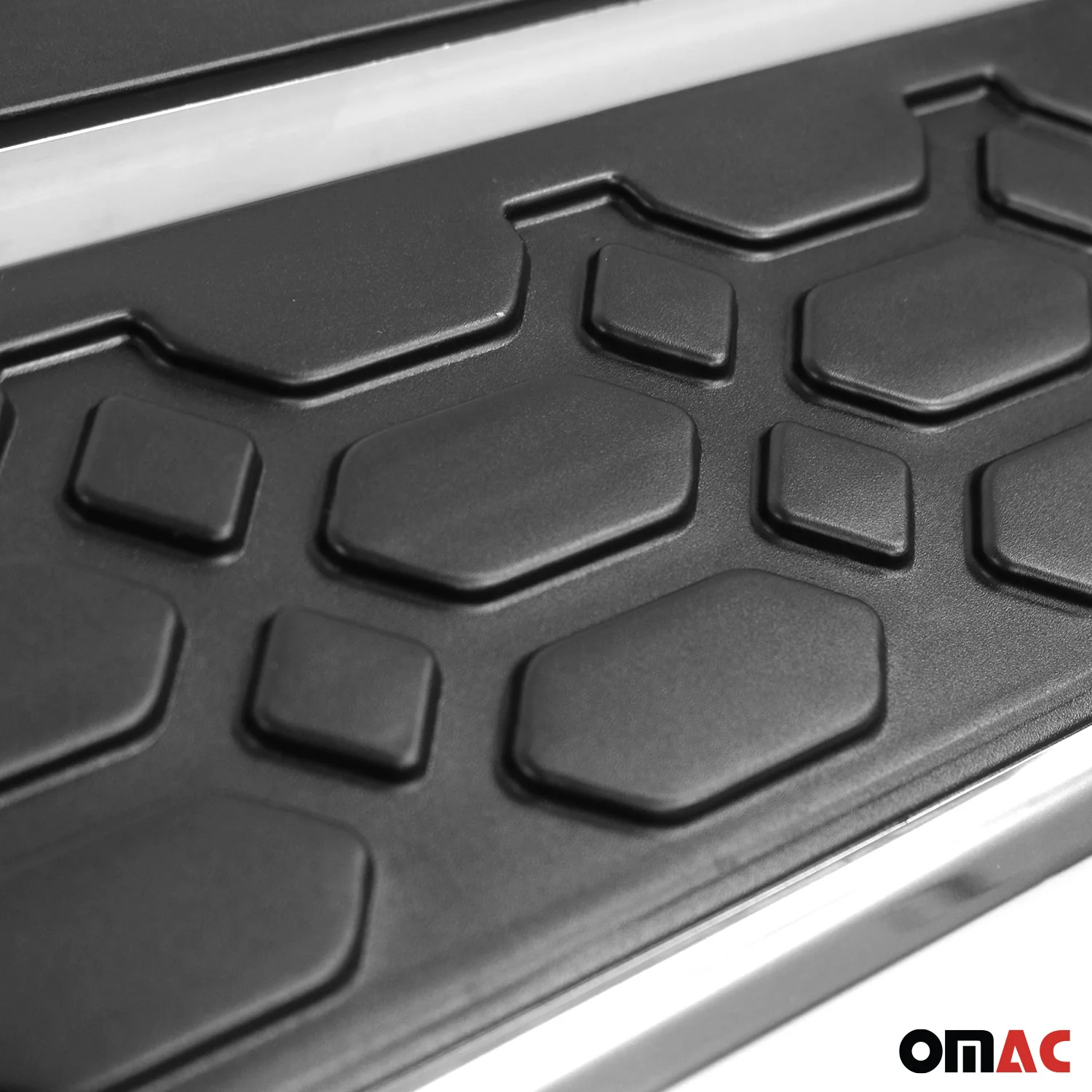 2020-2025 Hyundai Palisade Running Board Side Step Nerf Bar Silver Black 2x - Image 9