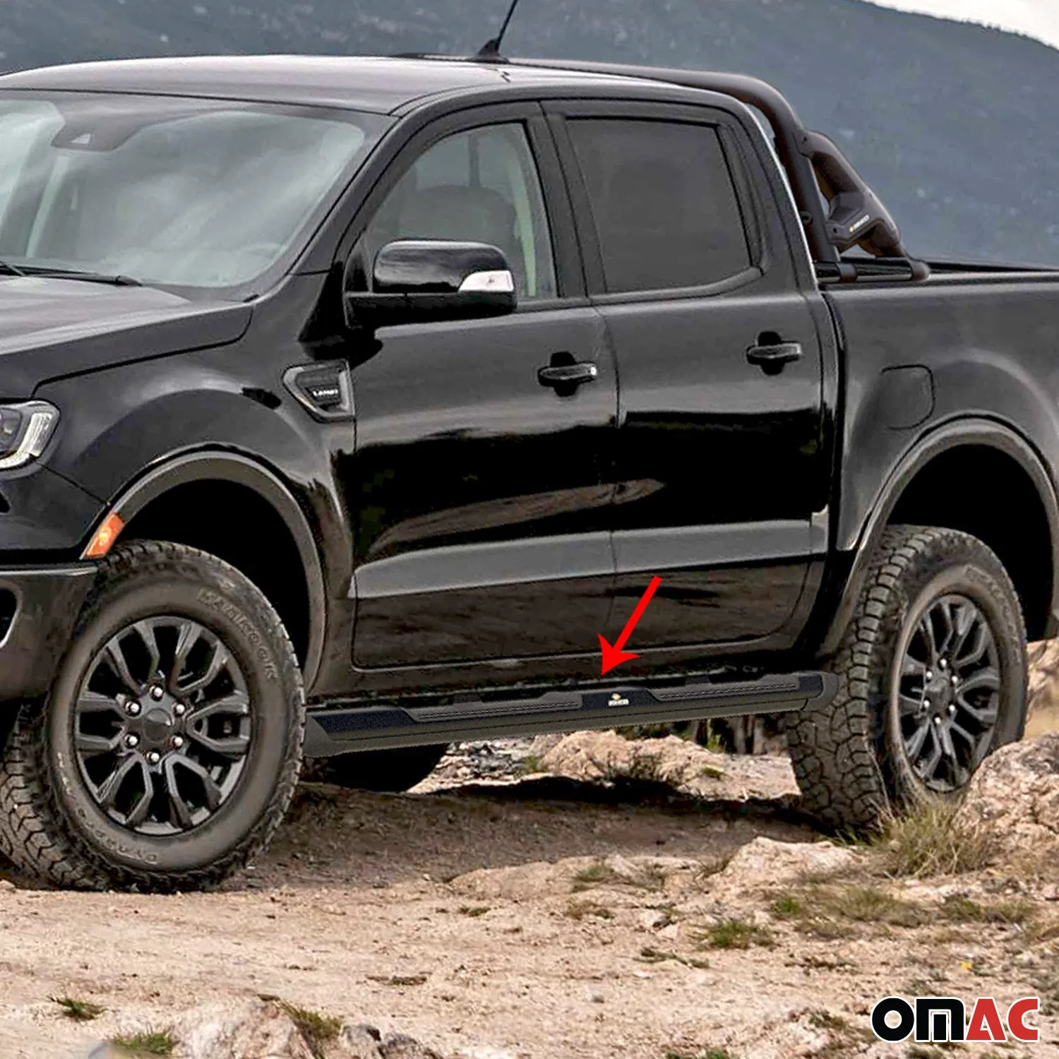 2016-2023 Chevrolet Colorado Crew Cab Running Board Nerf Bar Side Step - Image 3
