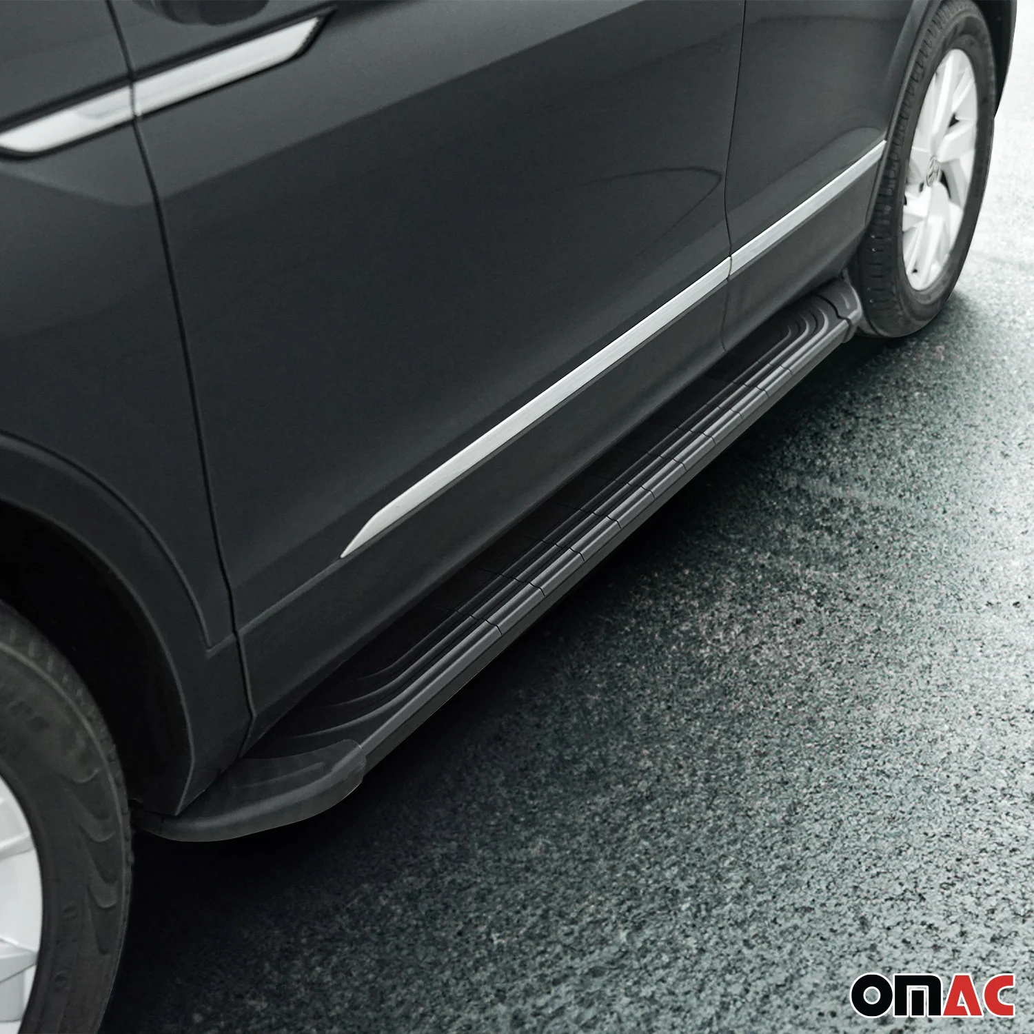 2009-2015 Honda Pilot Running Boards Side Steps Black - Image 3