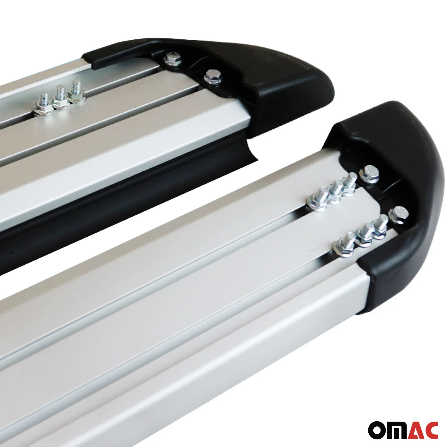 2012-2016 Honda CR-V Running Boards Side Steps Silver & Black - Image 8