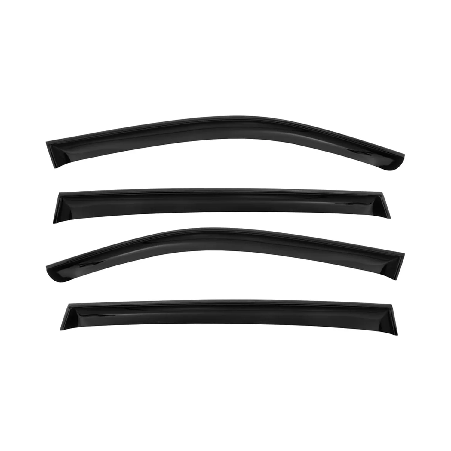 2010-2012 Lexus RX350 Window Visor Vent Rain Deflector 4Pcs Smoke - Image 2