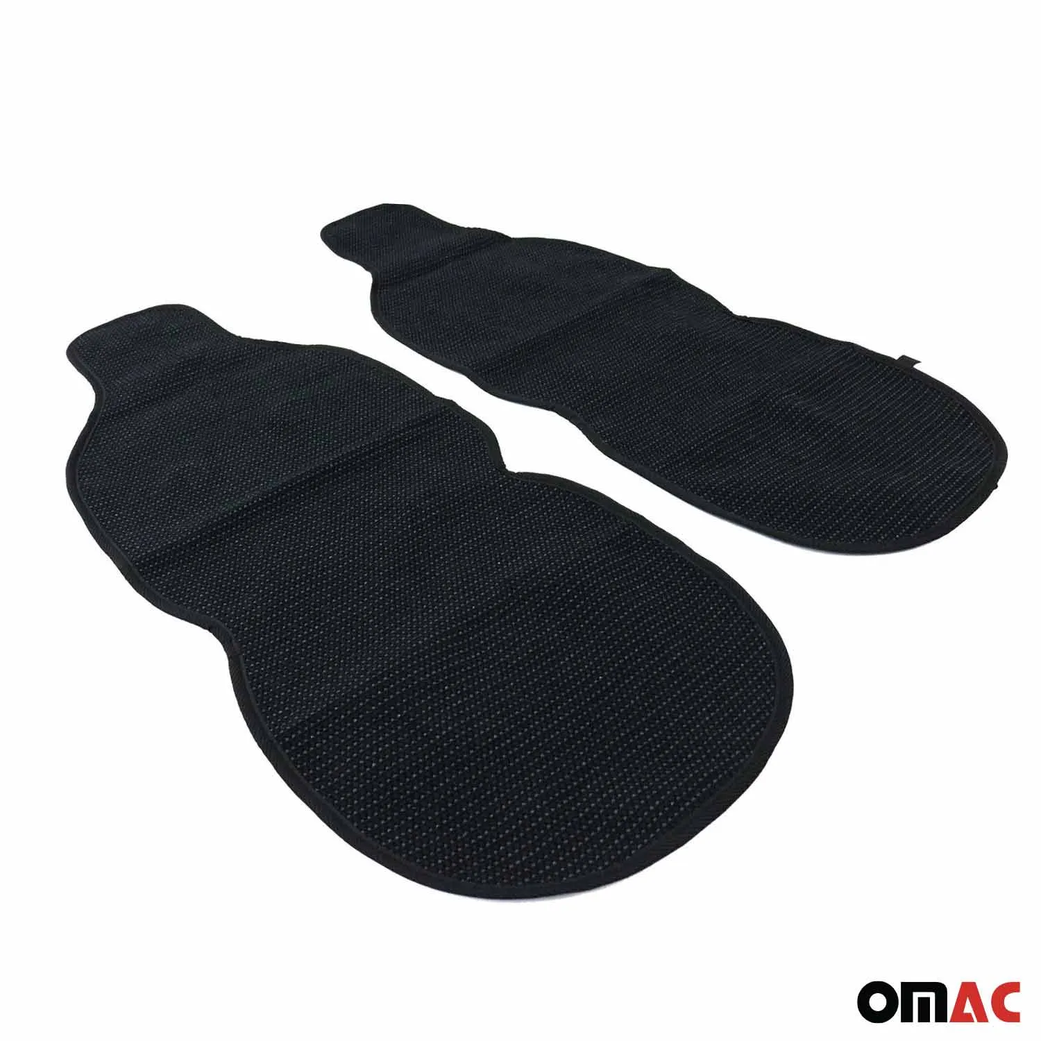 Hummer Antiperspirant Front Seat Cover Pads Black Grey 2 Pcs - Image 4