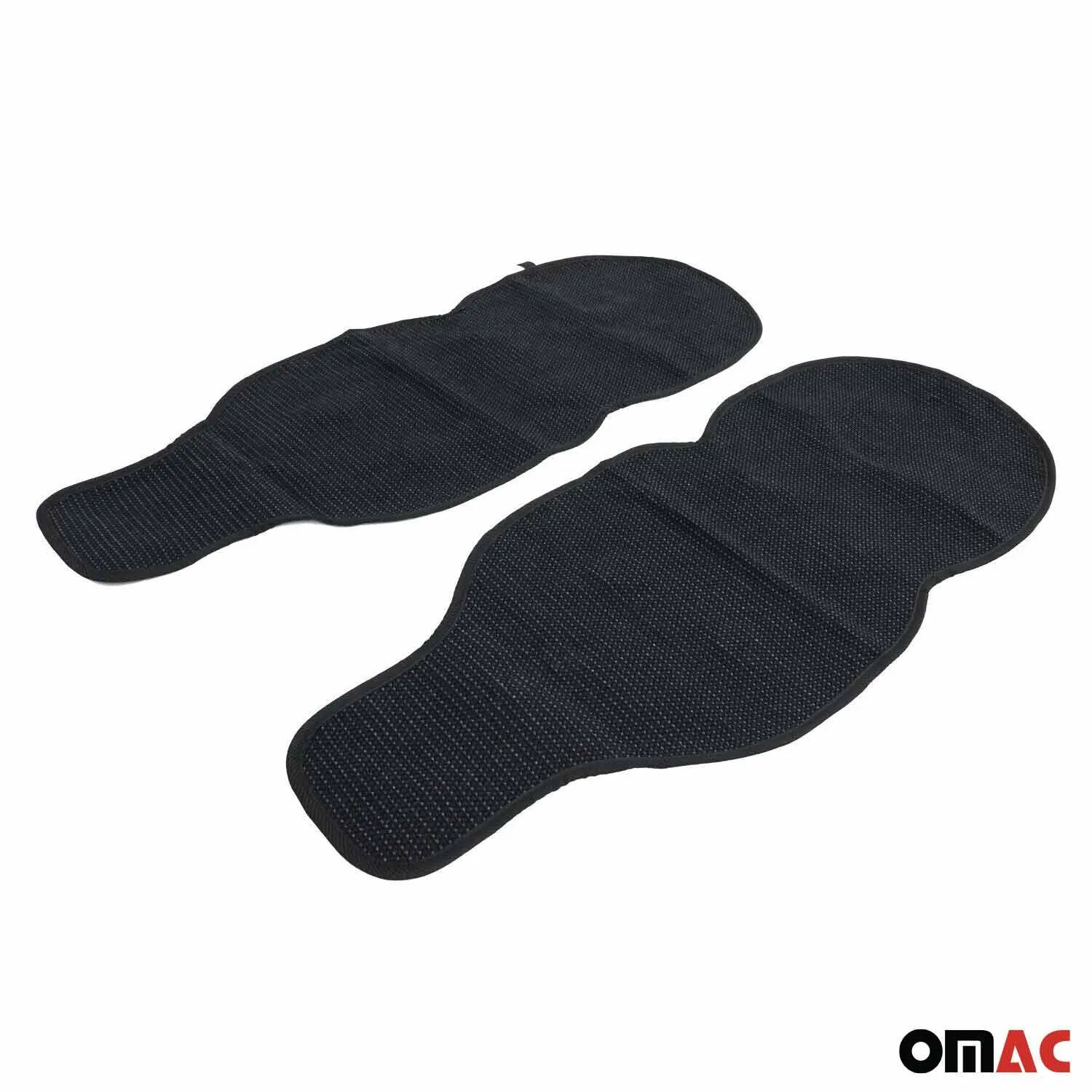 Land Rover Antiperspirant Front Seat Cover Pads Black Grey 2 Pcs - Image 5