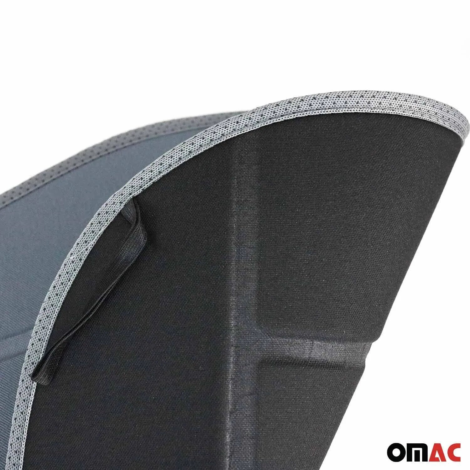 Pontiac Car Seat Protector Cushion Cover Mat Pad Gray Gray 2 Pcs - Image 6