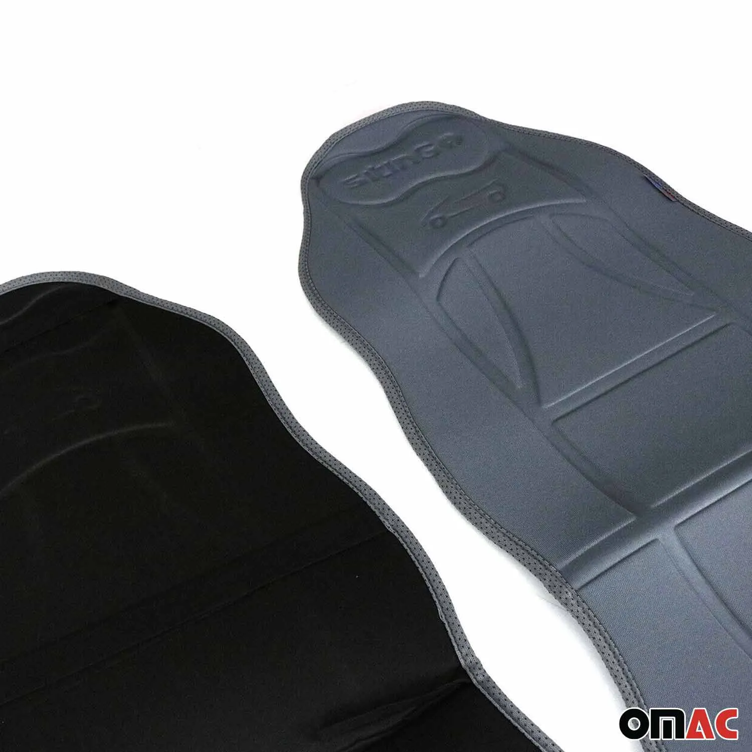 Scion Car Seat Protector Cushion Cover Mat Pad Gray Gray 2 Pcs - Image 4