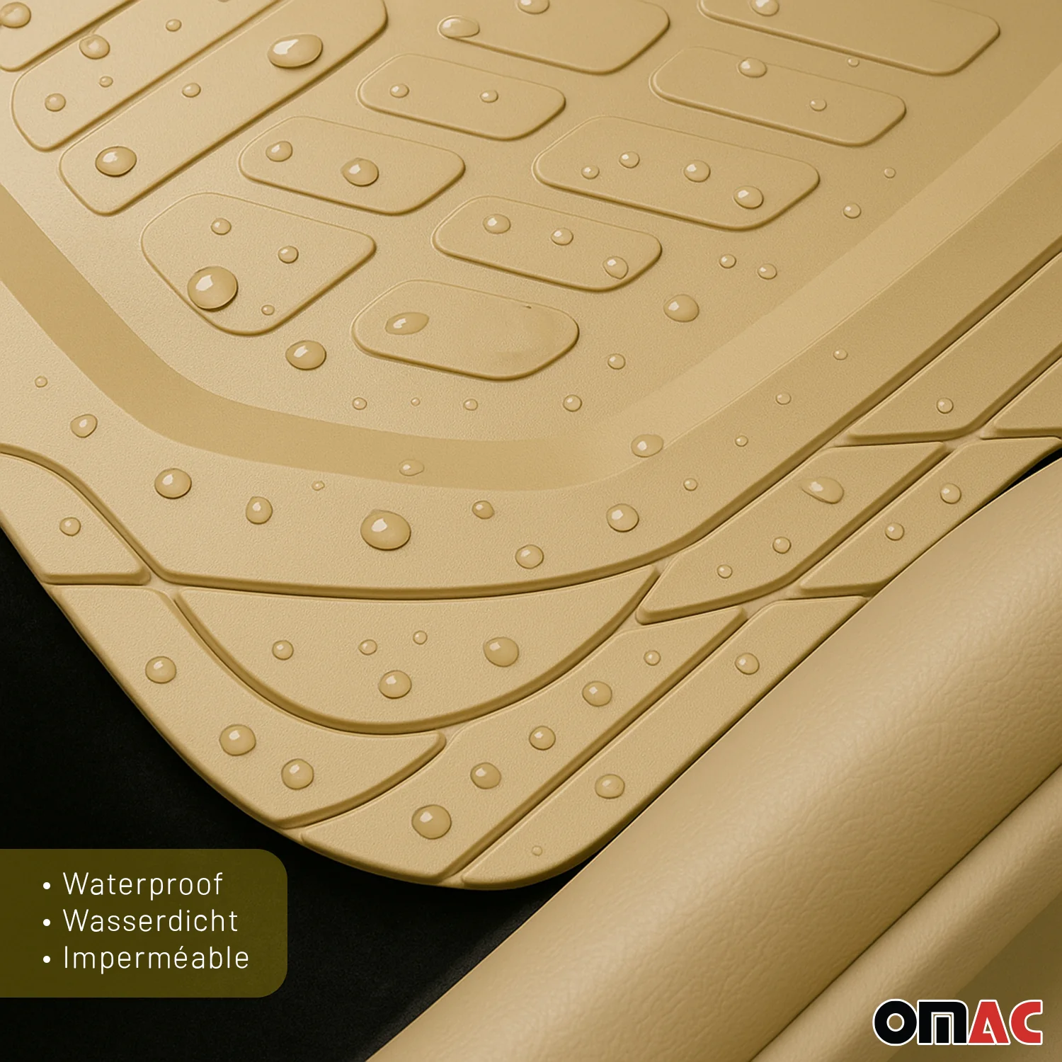 Kia Soul Heavy Duty Trim to fit Floor Mats Liner Tan All Weather 4Pcs - Image 9