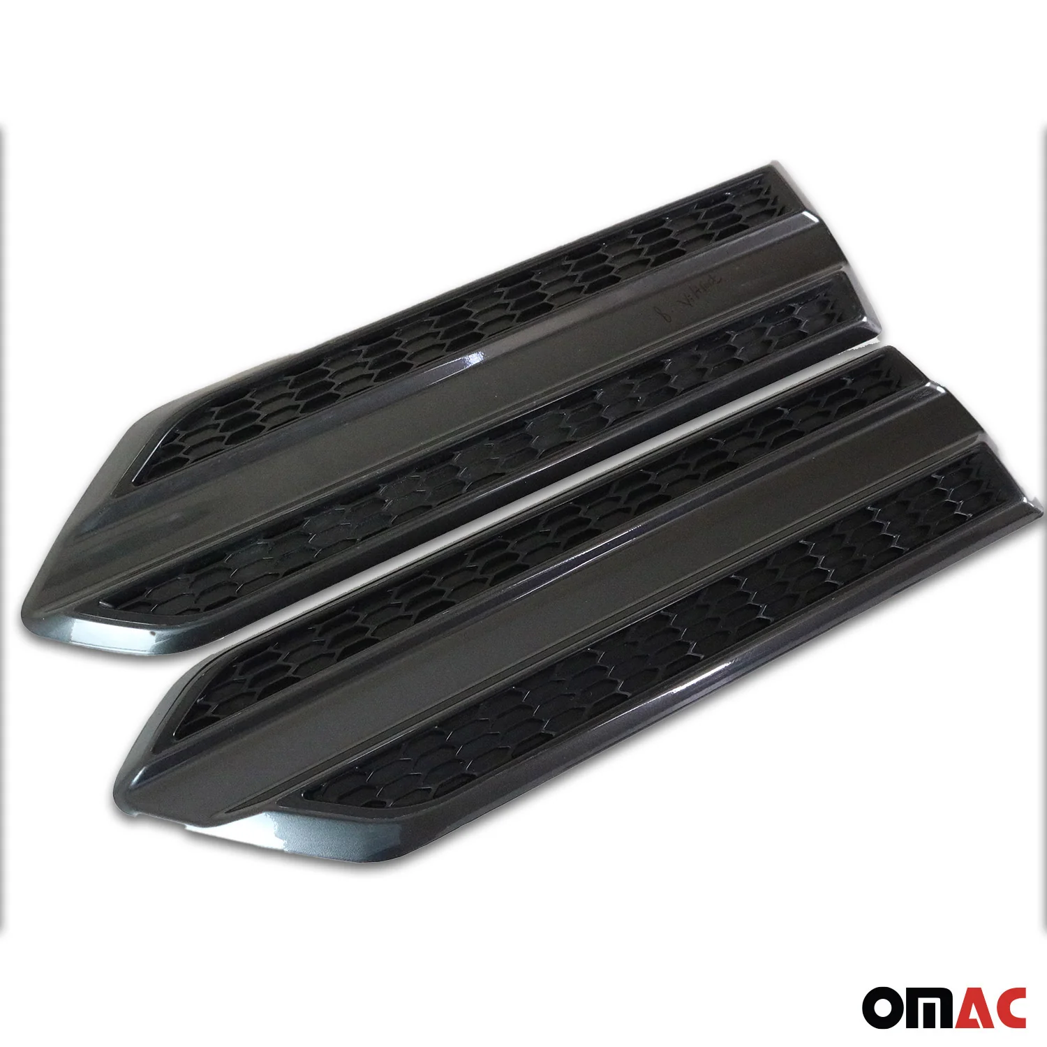 1998-2004 Nissan Frontier Side Door Molding Trim Skirt Garnish Black 2 Pcs - Image 9