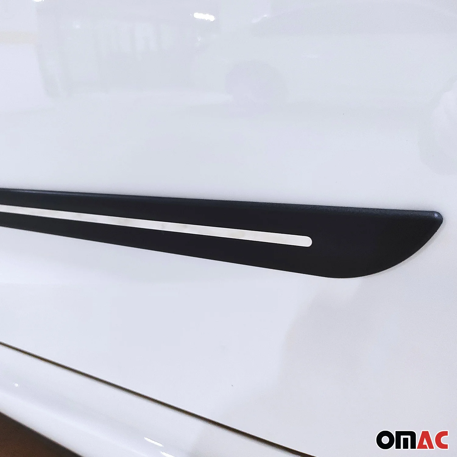 Side Door Protector Black and S.Steel Trim Cover Accessory Car SUV Trucks - Image 10