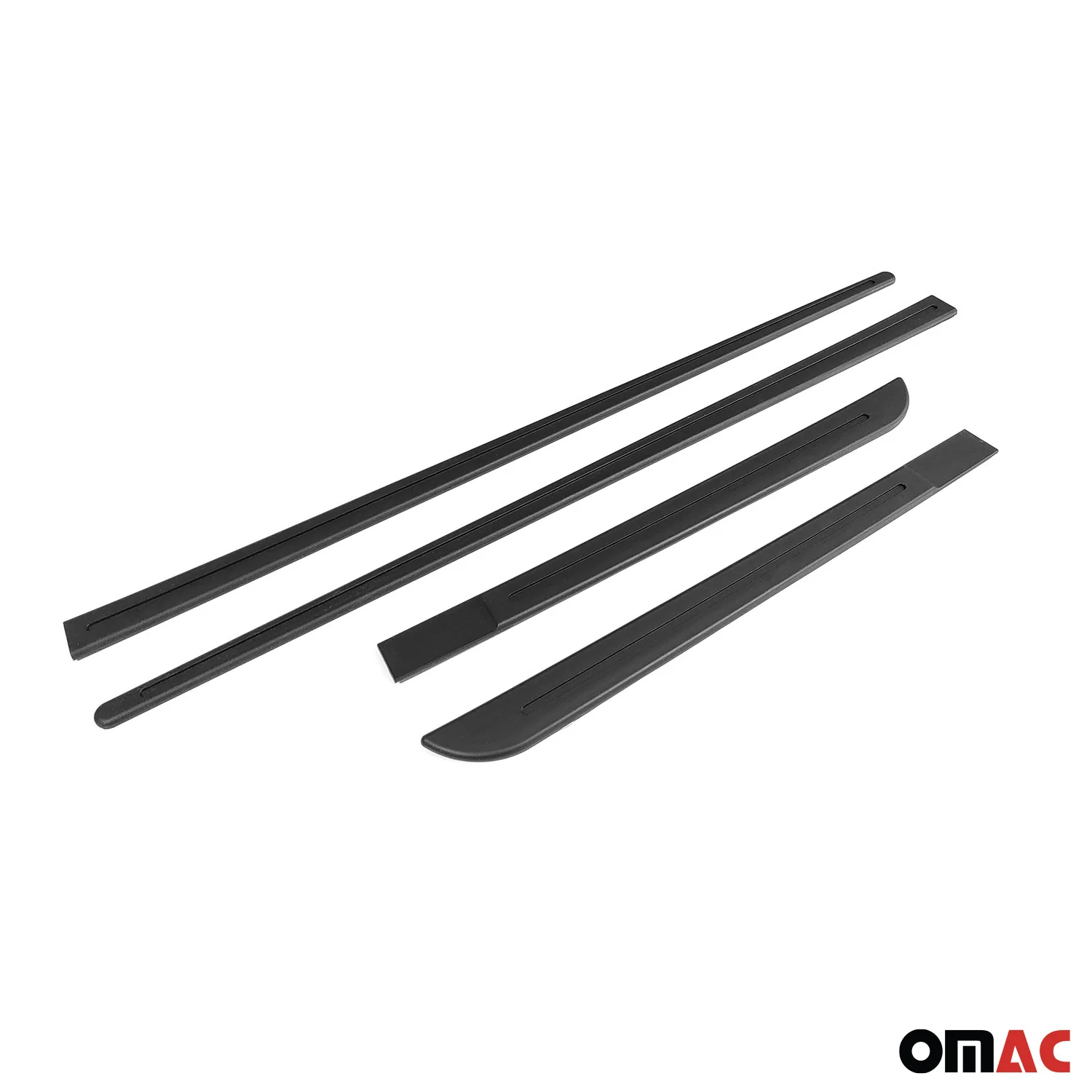 Mazda Side Door Molding Trim Skirt Garnish Black 4 Pcs - Image 11