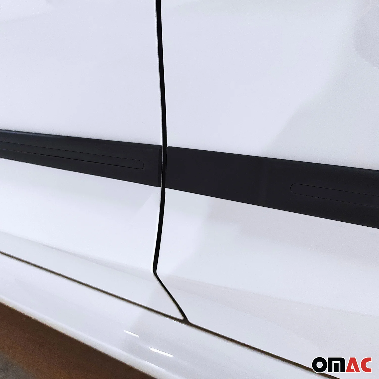 Nissan Side Door Molding Trim Skirt Garnish Black 4 Pcs - Image 8