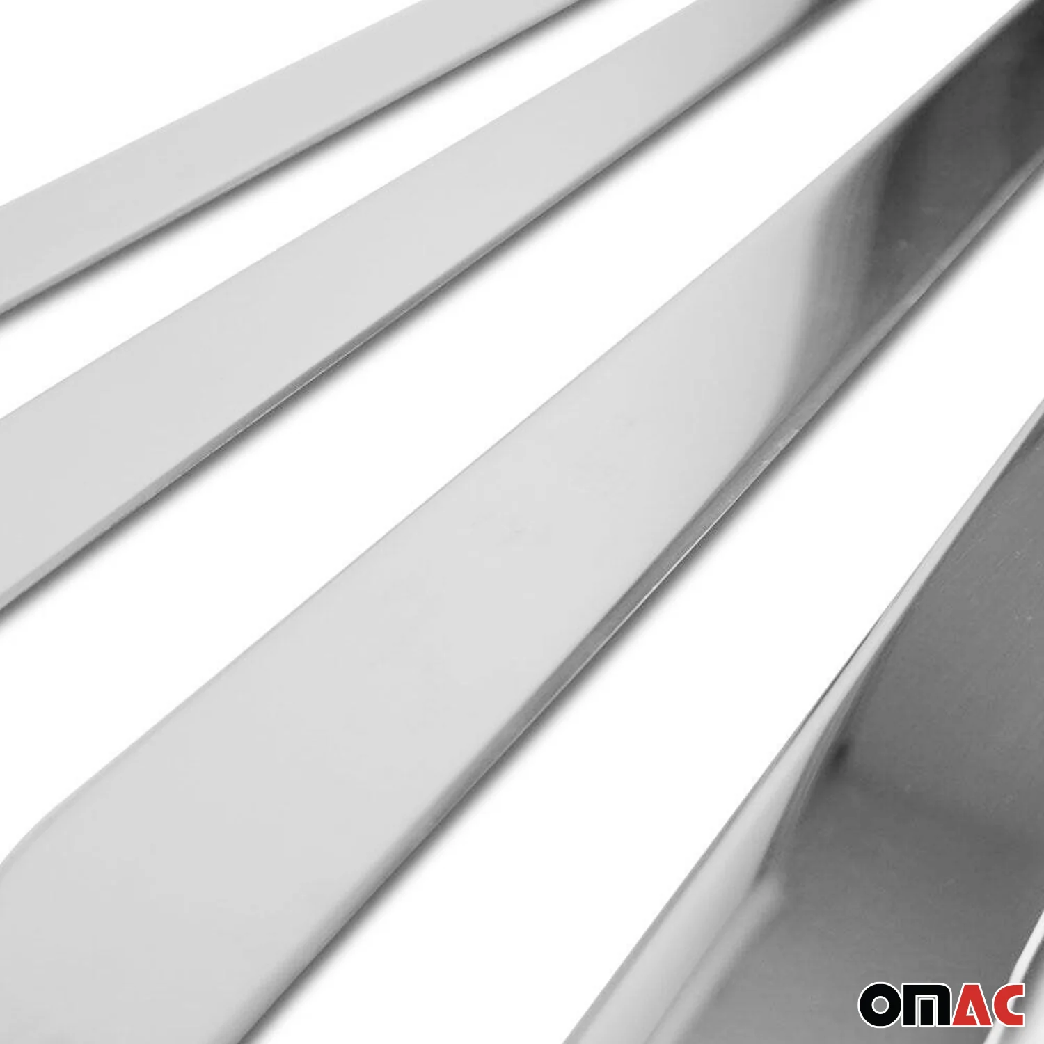 RAM Side Door Molding Trim Skirt Garnish Stainless Steel Gloss 4Pcs - Image 10