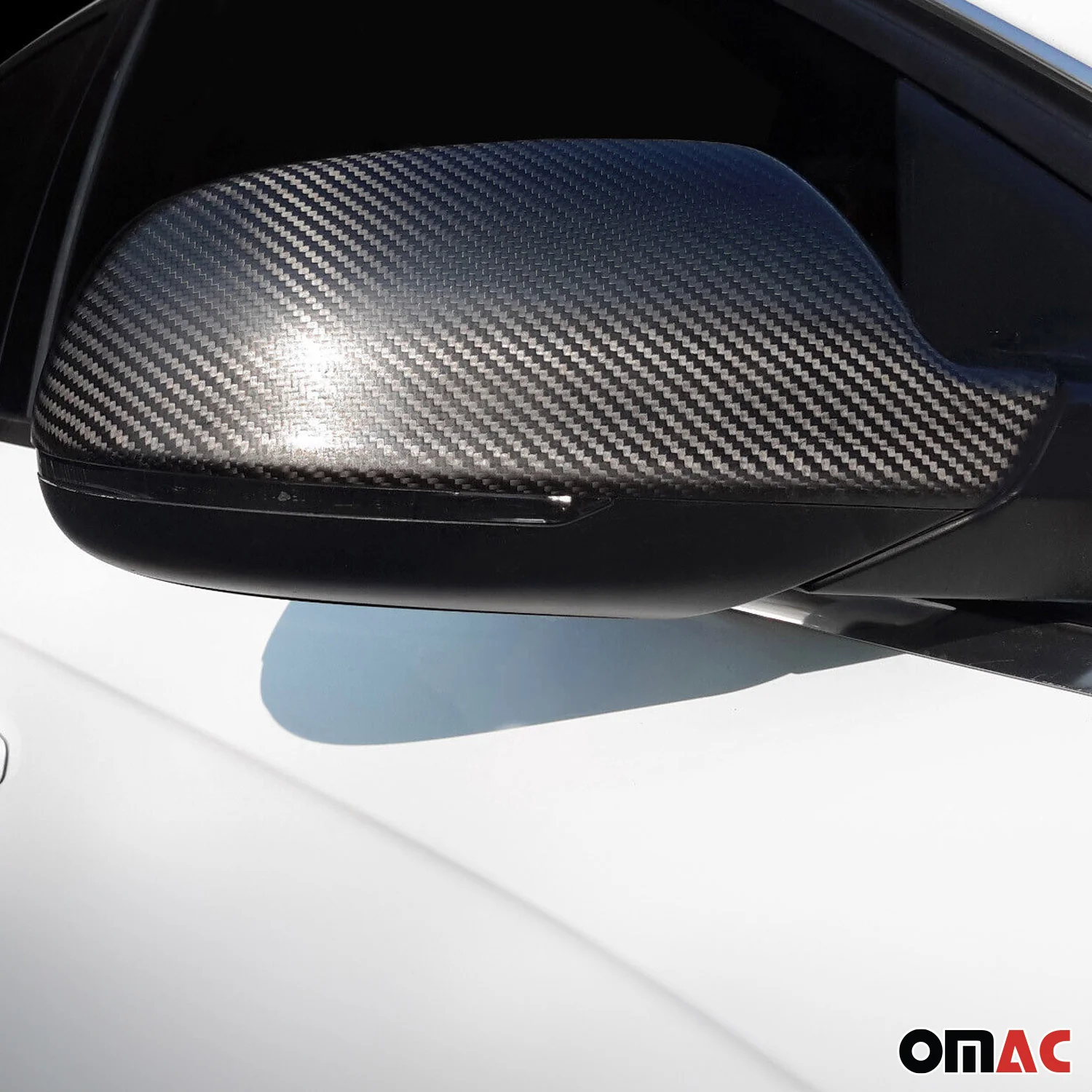 2000-2009 Audi A4 S4 B6 / A4 S4 B7 Side Mirror Cover Caps Carbon Fiber - Image 3