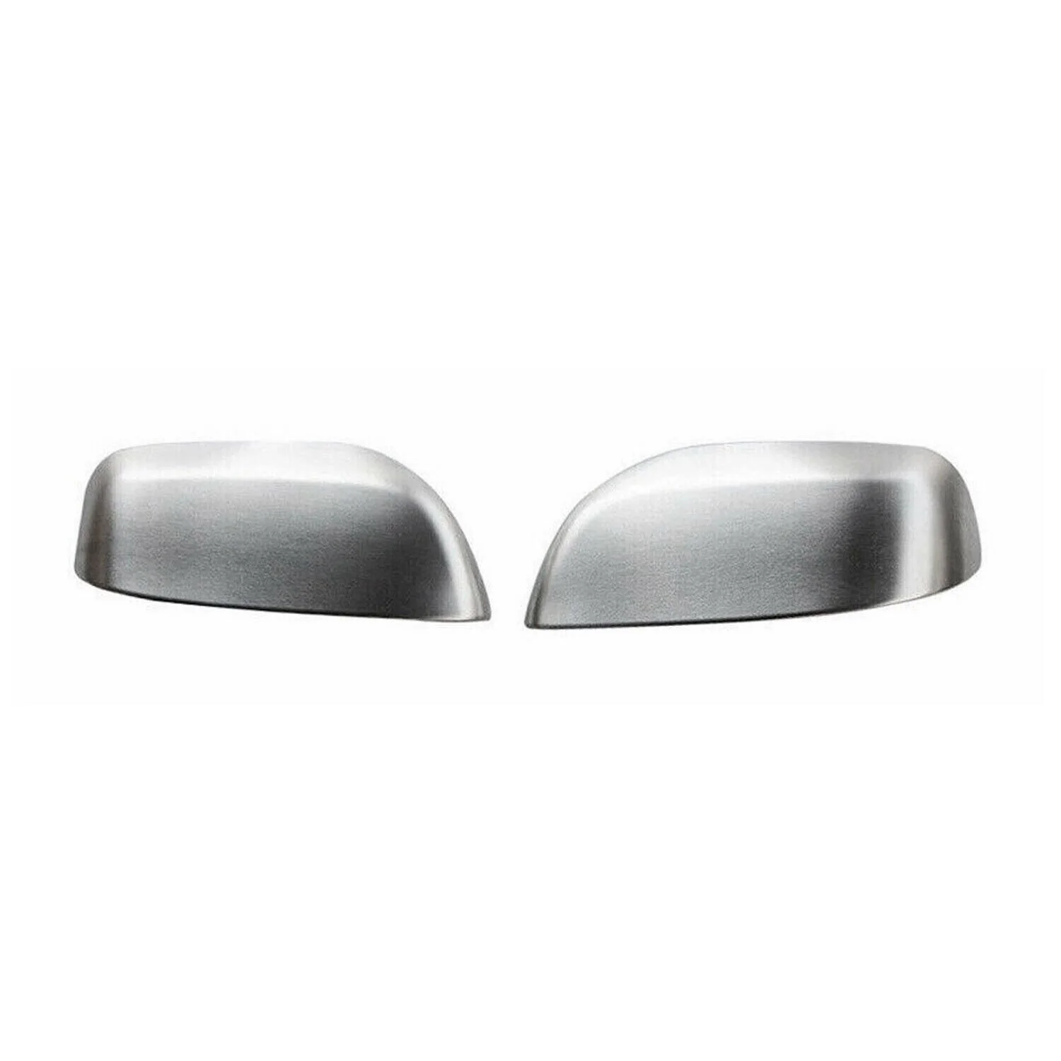 2010-2013 Lexus GX 460 Side Mirror Cover Caps Brushed Stainless Steel Silver 2 Pcs - Image 6