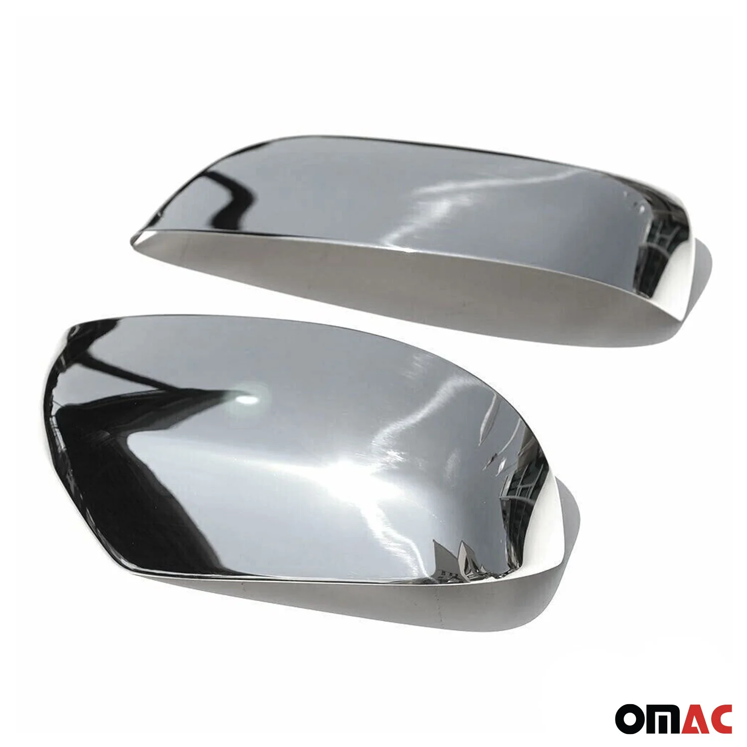 2010-2013 Lexus GX 460 Side Mirror Cover Caps Stainless Steel Silver 2 Pcs - Image 7