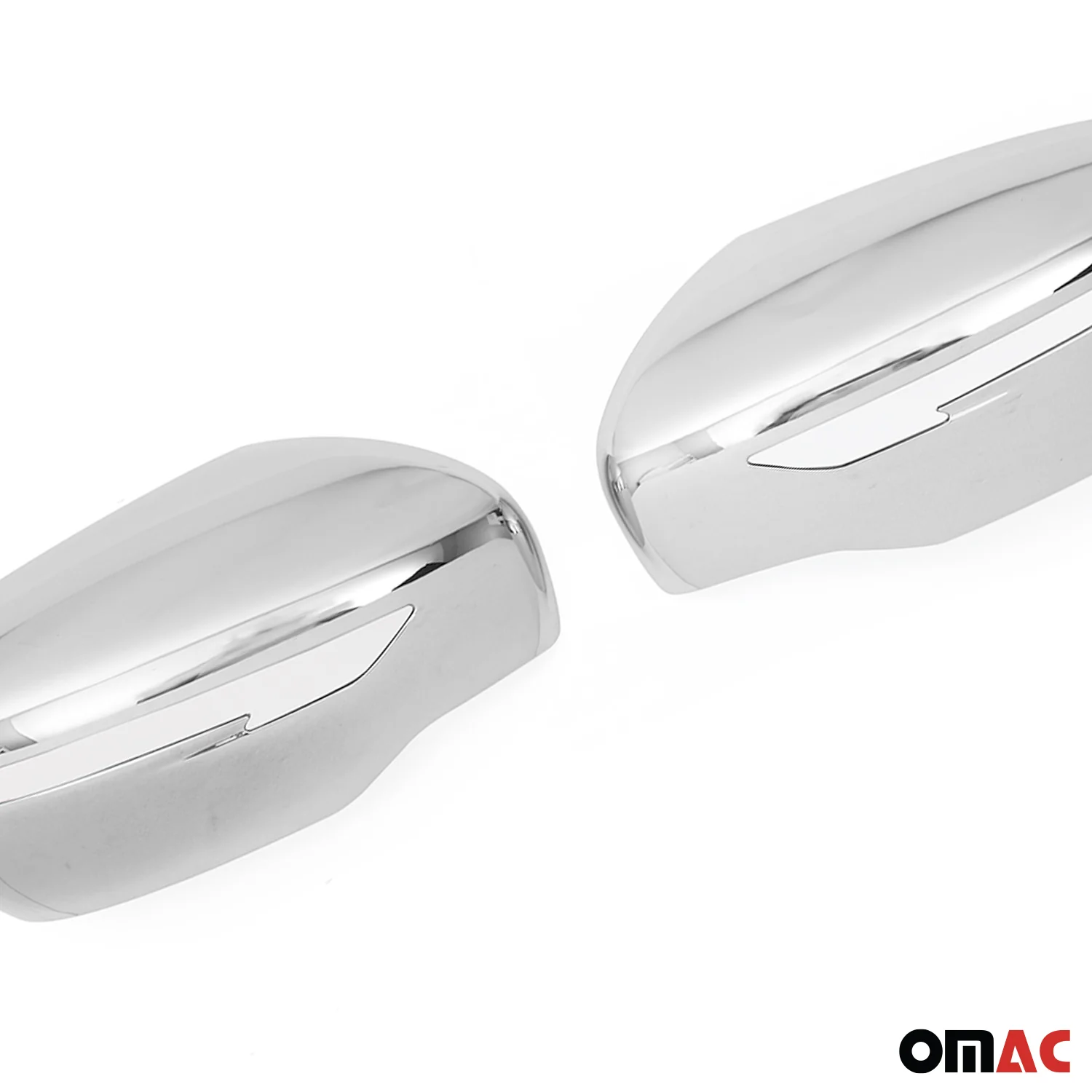 Side Mirror Cover Caps Fits Nissan Rogue 2014-2020 ABS Chrome Silver 2 Pcs - Image 7