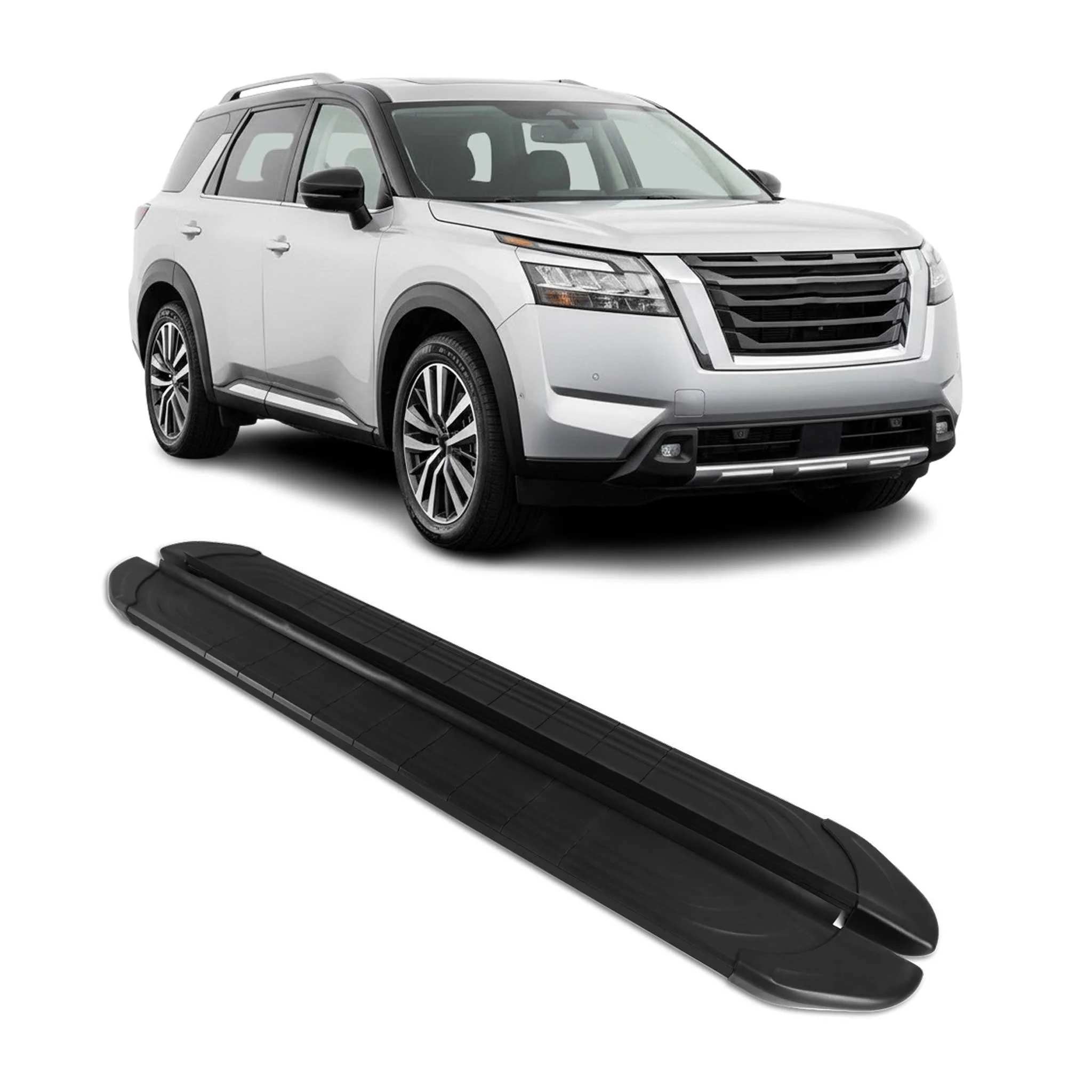 2022-2026 Nissan Pathfinder Side Step Running Board Nerf Bar Black 2 Pcs