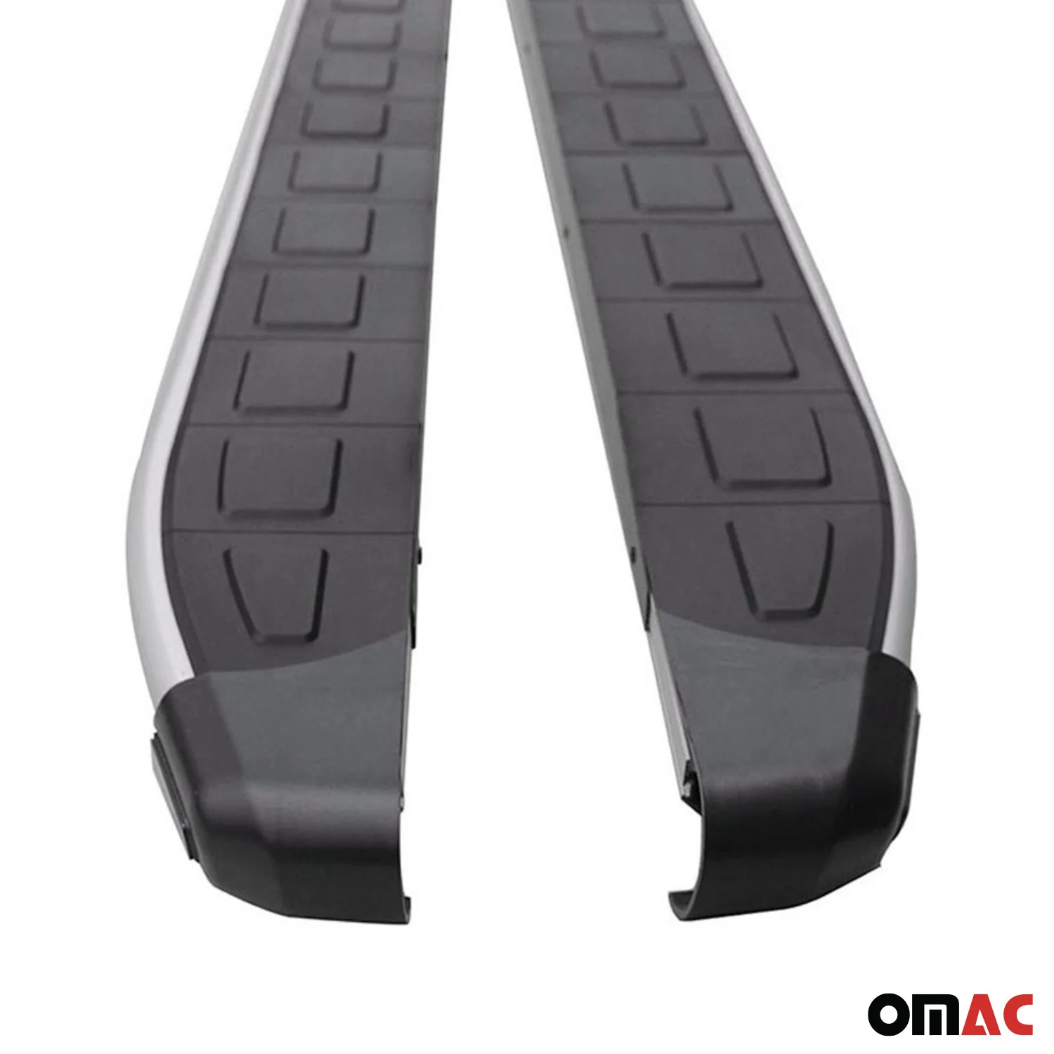 2013-2016 Mazda CX-5 Running Boards Side Steps Silver & Black - Image 11
