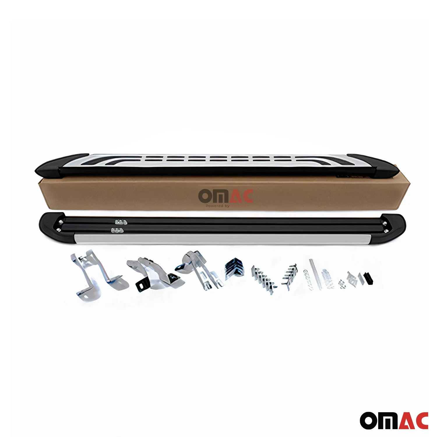 2013-2015 Subaru XV Crosstrek Running Boards Side Steps Silver - Image 6