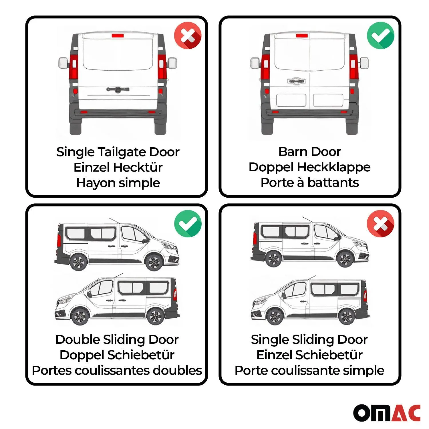 2006-2018 Mercedes Sprinter W906 SWB Window Curtain Double Sliding Red - Image 4