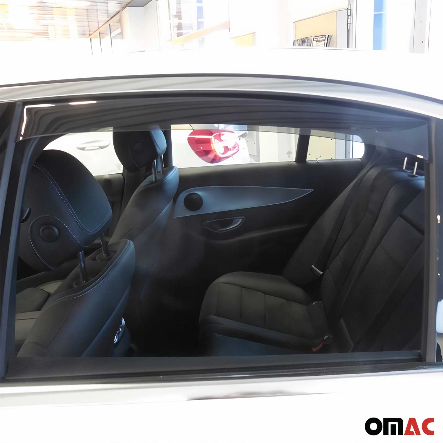 2017-2023 Mercedes E Class W213 S213 Window Visor Vent Rain Deflector 4Pcs Smoke - Image 10