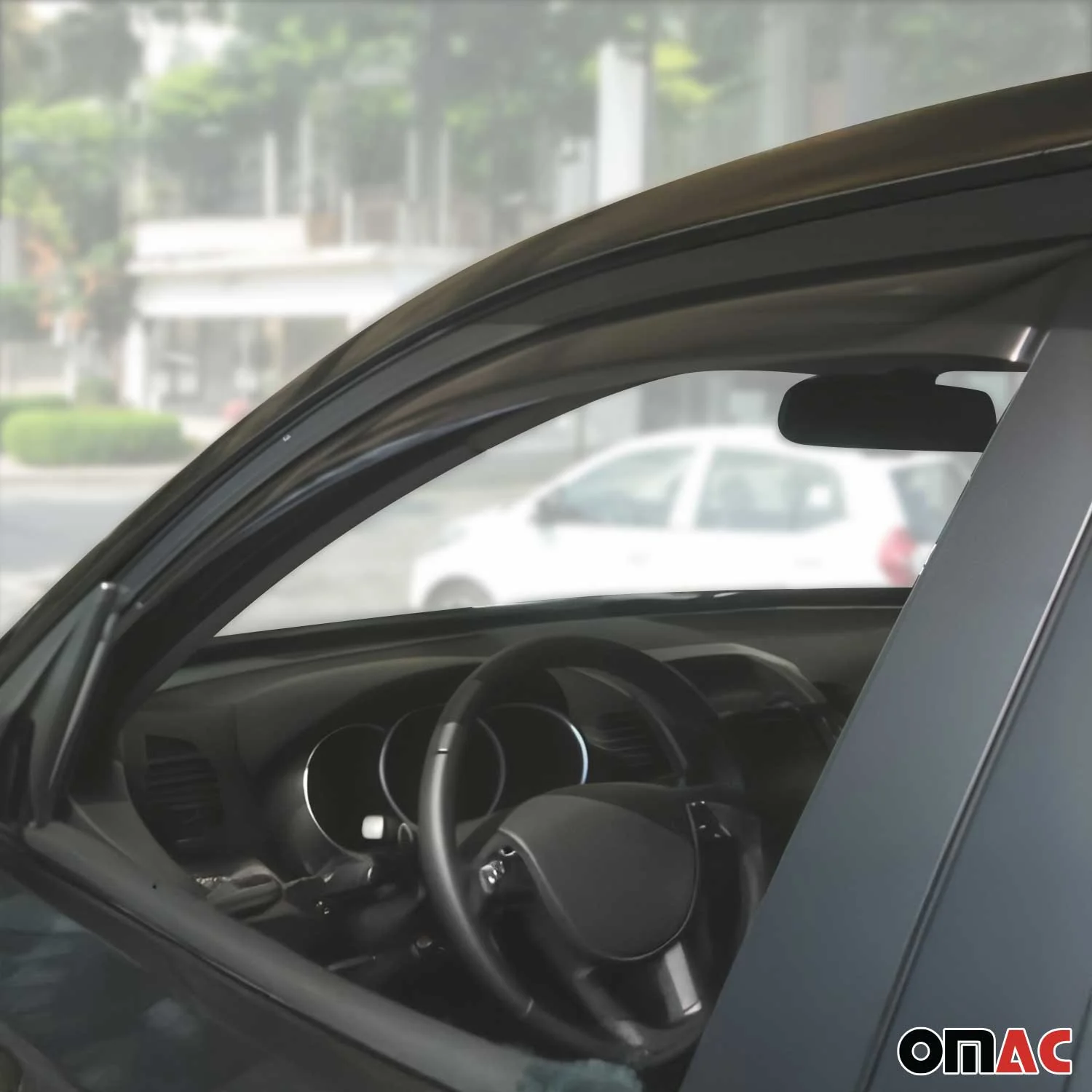 2011-2015 Kia Sorento Window Visor Vent Rain Deflector 2Pcs Smoke - Image 6