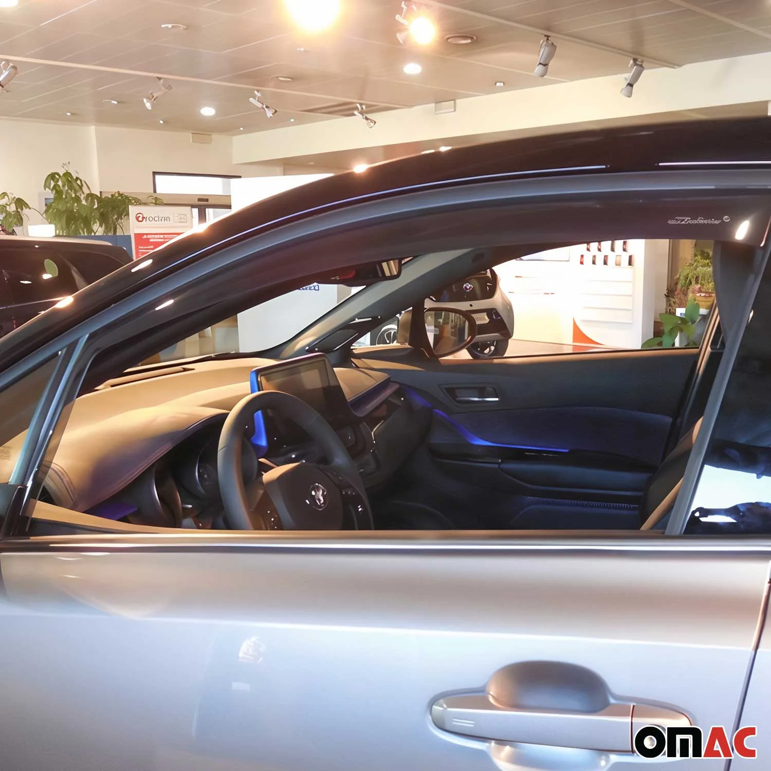 2018-2022 Toyota C-HR Window Visor Vent Rain Deflector 4Pcs Smoke - Image 6