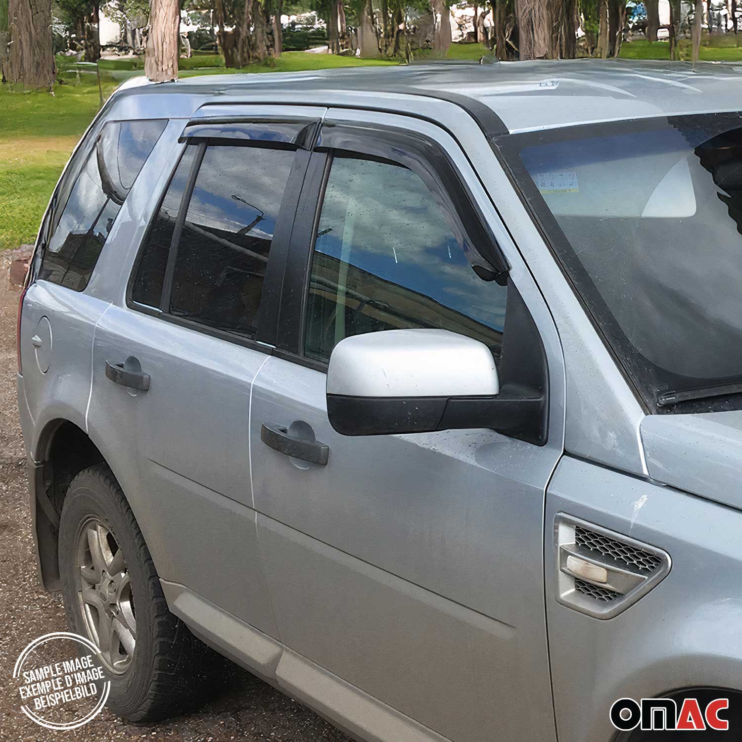 2010-2014 Kia Sorento Window Visor Vent Rain Deflector 4Pcs Smoke - Image 8