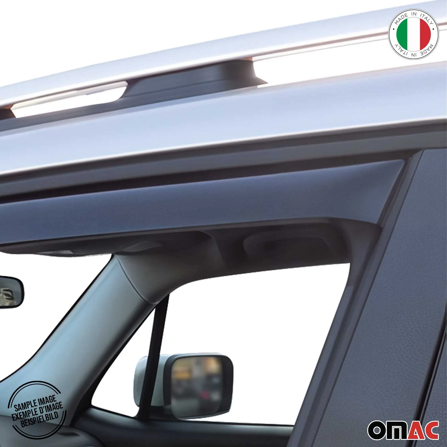 2010-2013 Ford Transit Connect Window Visor Vent Rain Deflector 2Pcs Smoke - Image 10