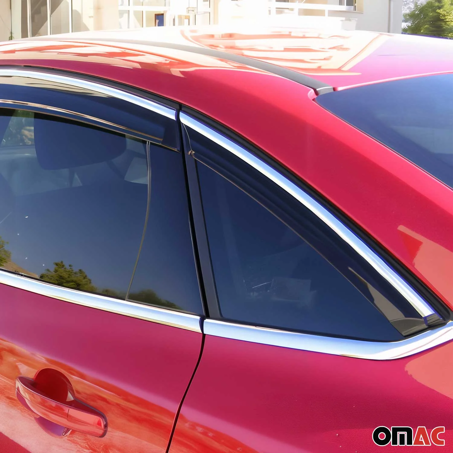 2012-2014 Ford Focus Hatchback Window Visor Vent Rain Deflector 6Pcs Smoke - Image 8