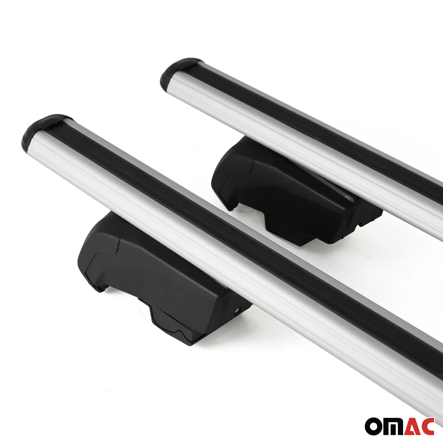 2006-2009 Land Rover Range Rover Sport Roof Rack Cross Bars Silver - Image 12