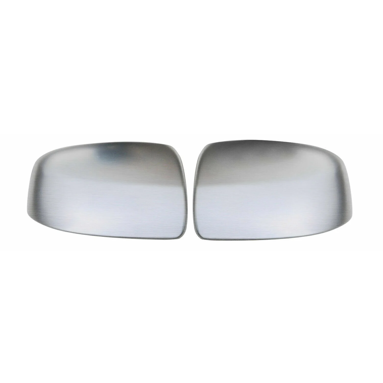 2007-2015 Smart ForTwo Side Mirror Cover Caps Brushed Stainless Steel Silver 2 Pcs - Image 6