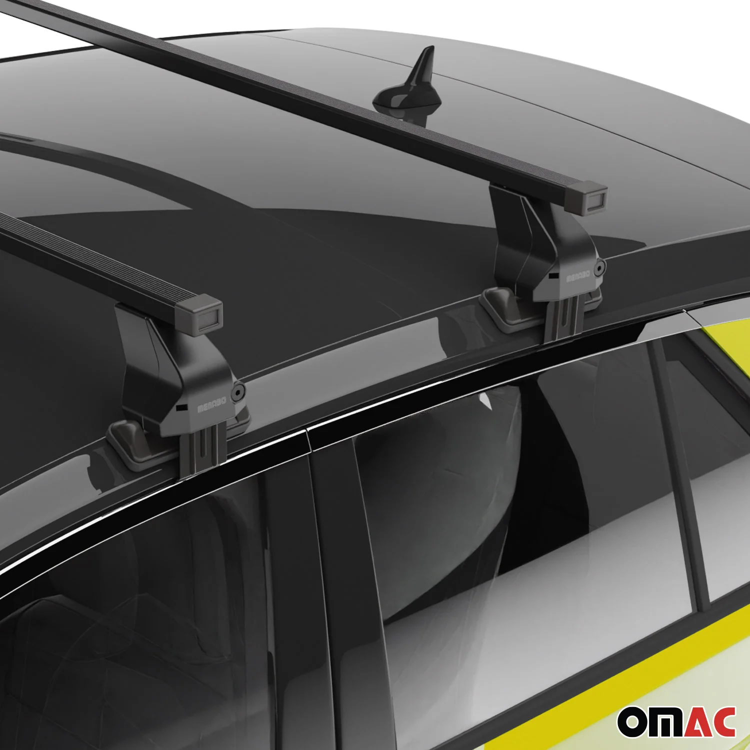 2017-2026 Genesis G80 Roof Rack Cross Bars Black - Image 6