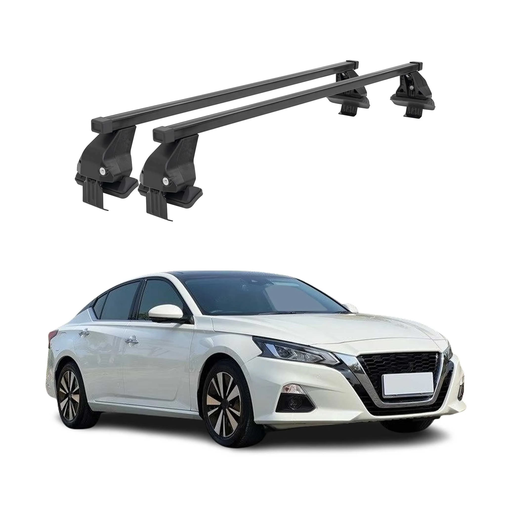 2019-2026 Nissan Altima Roof Rack Cross Bars Black