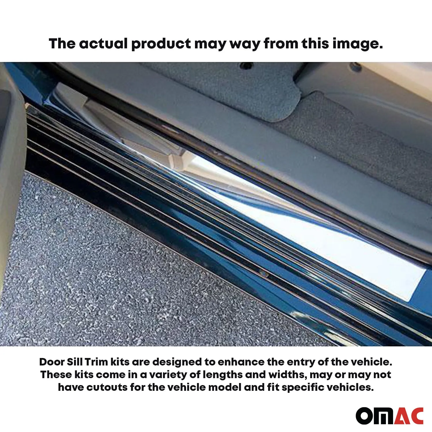 1999-1999 Chevrolet Silverado Stainless Door Sill Trim 1Pc - Image 2