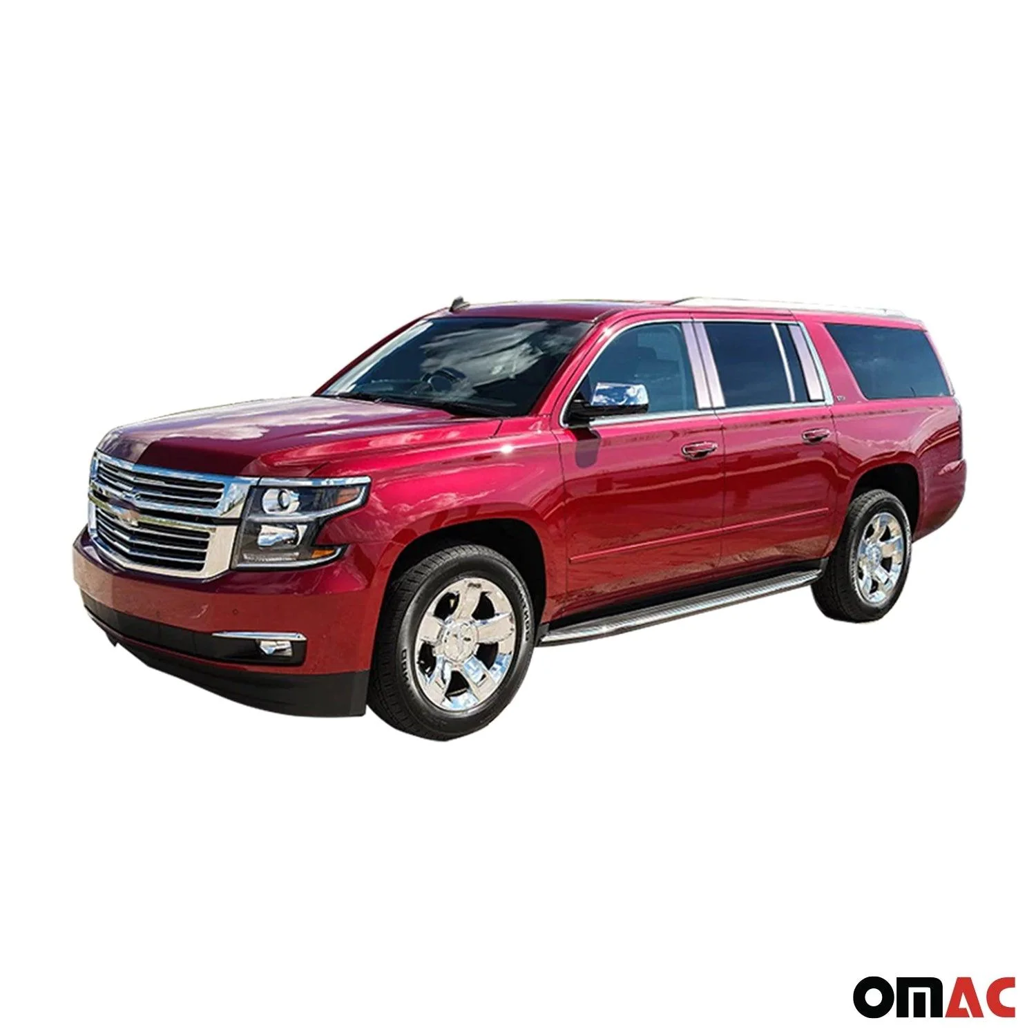 2015-2020 Chevrolet Suburban Stainless Rear Window Set 2 Pcs - Image 2