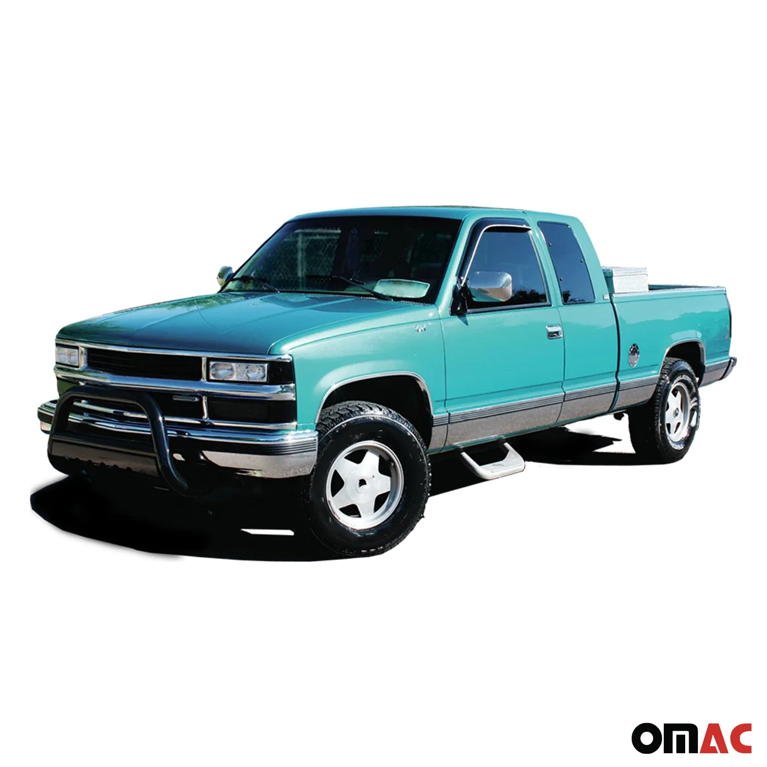 1992-1998 Chevrolet Silverado Stainless Rocker Panel Trim 10Pc - Image 3