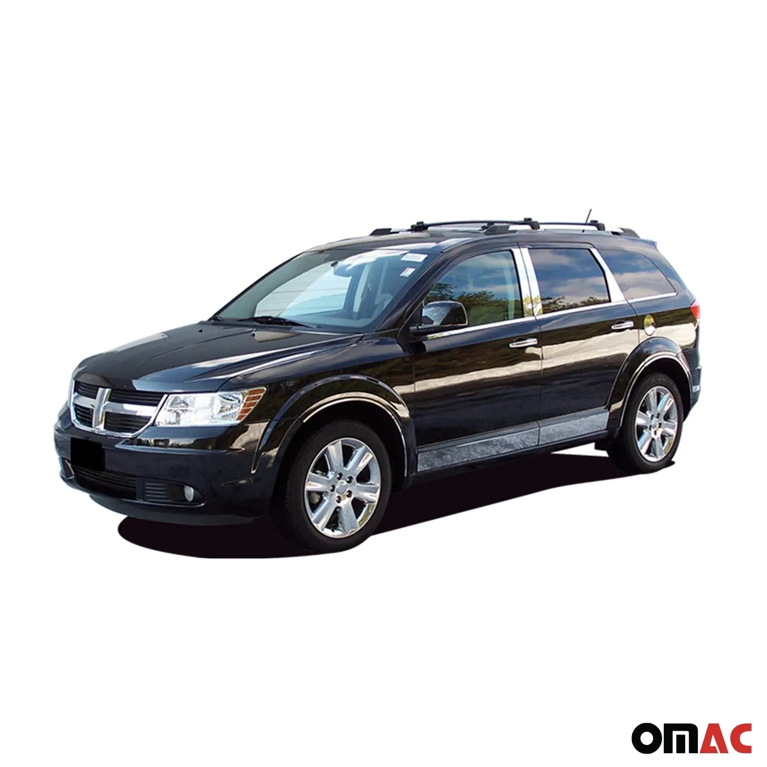 2009-2020 Dodge Journey Stainless Rocker Panel Trim 4 Pcs - Image 2