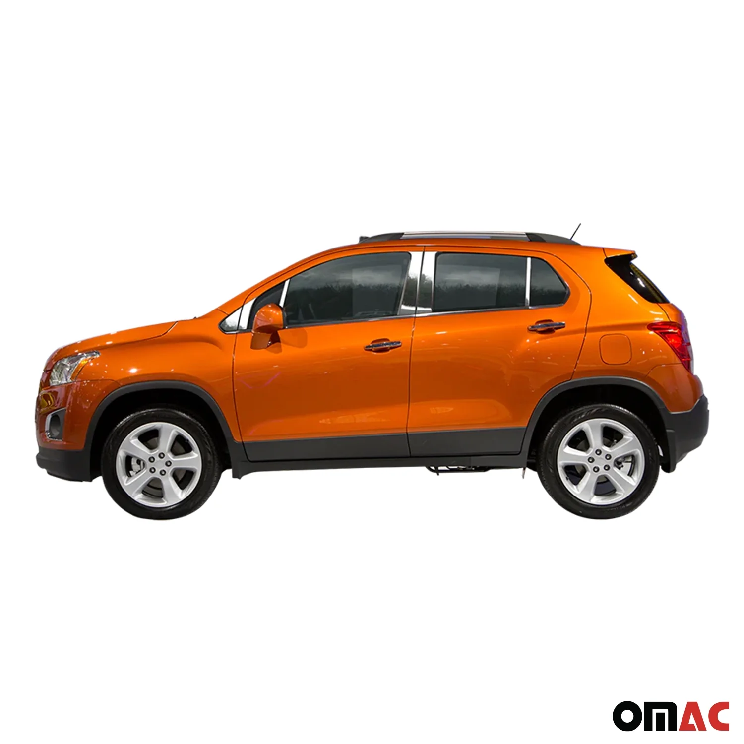 2015-2023 Chevrolet Trax Stainless Steel Pillar Trim 4 Pcs - Image 2