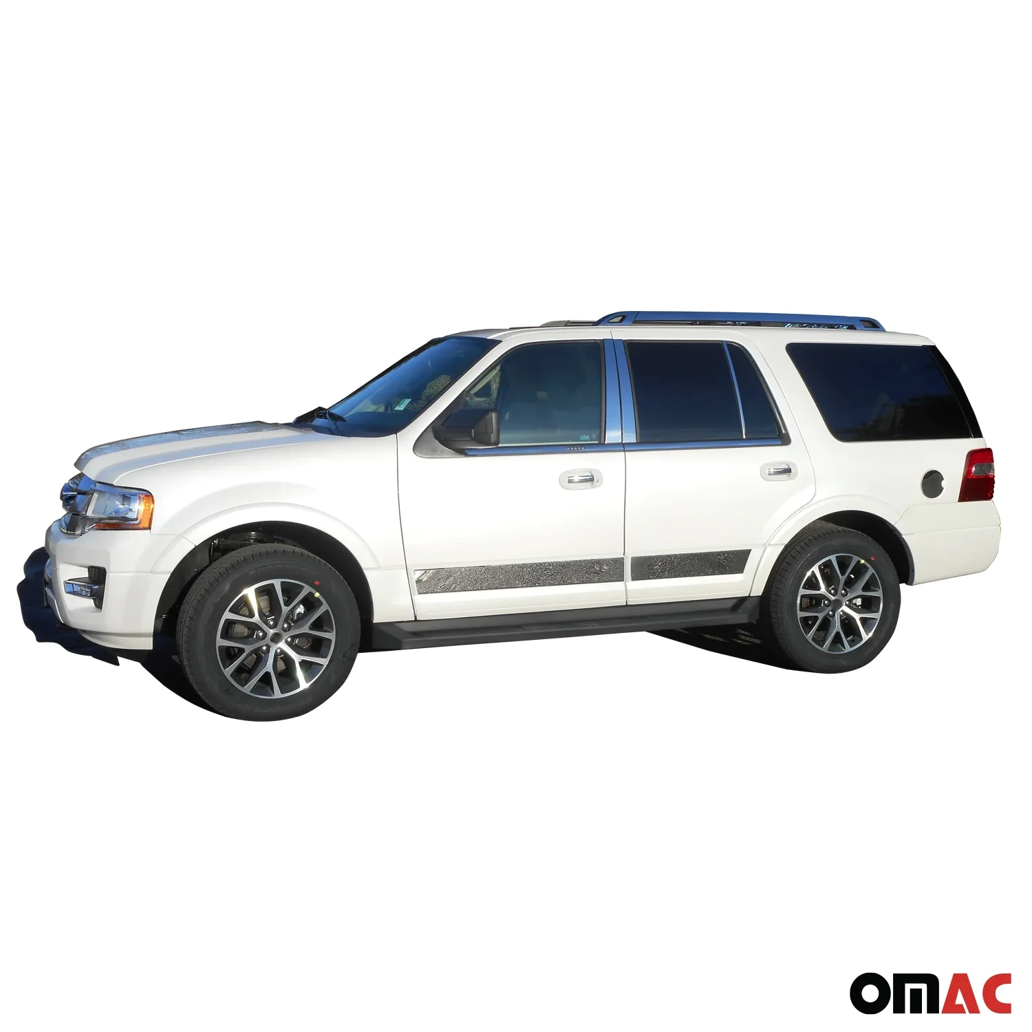 1997-2014 Ford Expedition Stainless Steel Pillar Trim 6 Pcs - Image 2