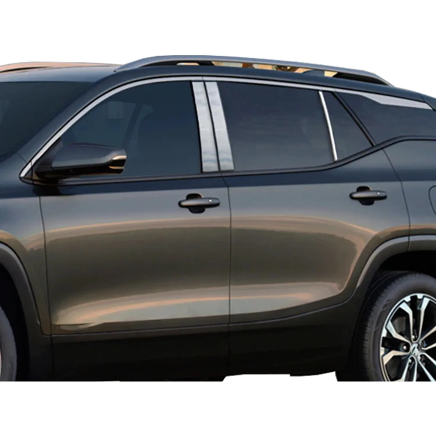 2018-2023 GMC Terrain Stainless Steel Pillar Trim 6 Pcs