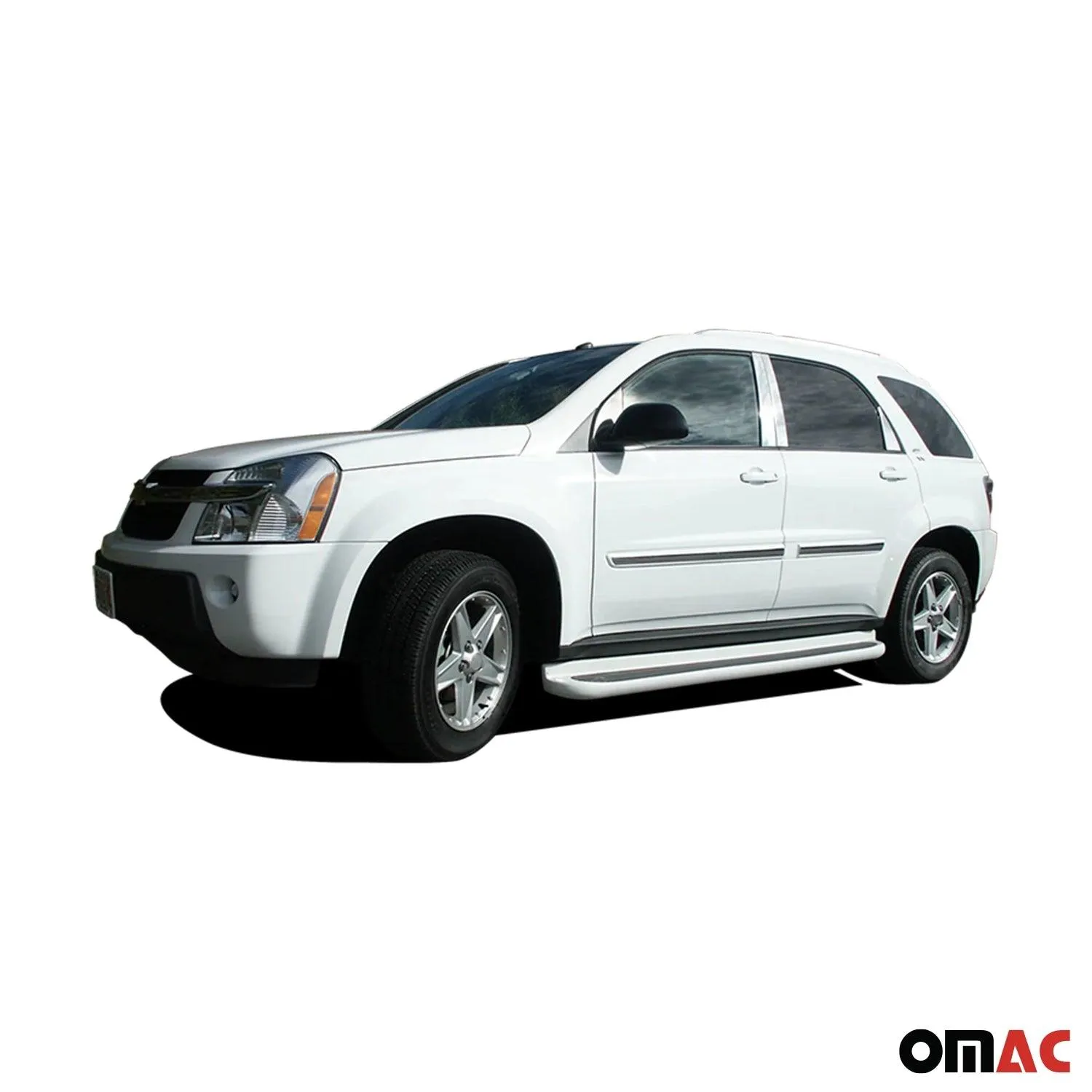 2005-2009 Chevrolet Equinox Stainless Steel Pillar Trim 8 Pcs - Image 2