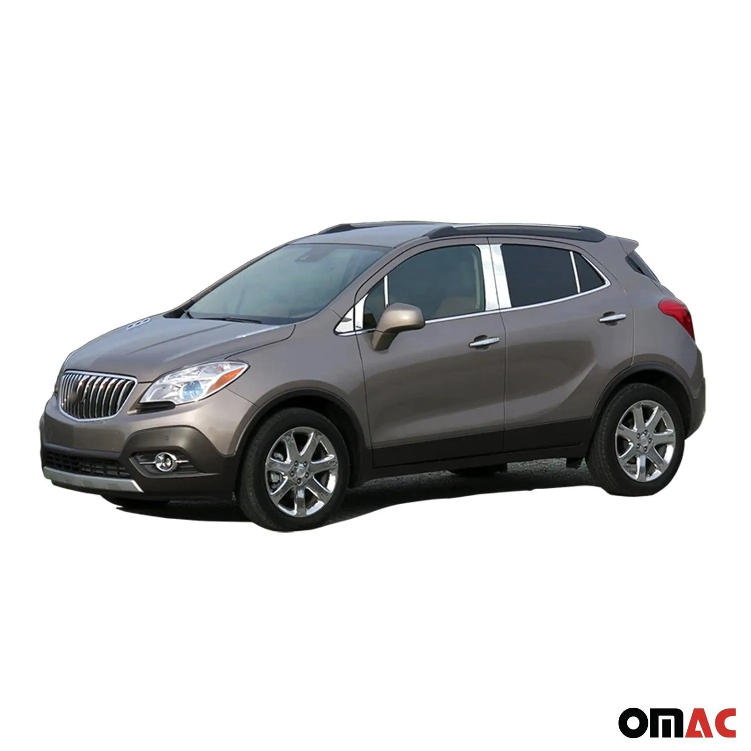 2013-2022 Buick Encore Stainless Steel Pillar Trim 8 Pcs - Image 2