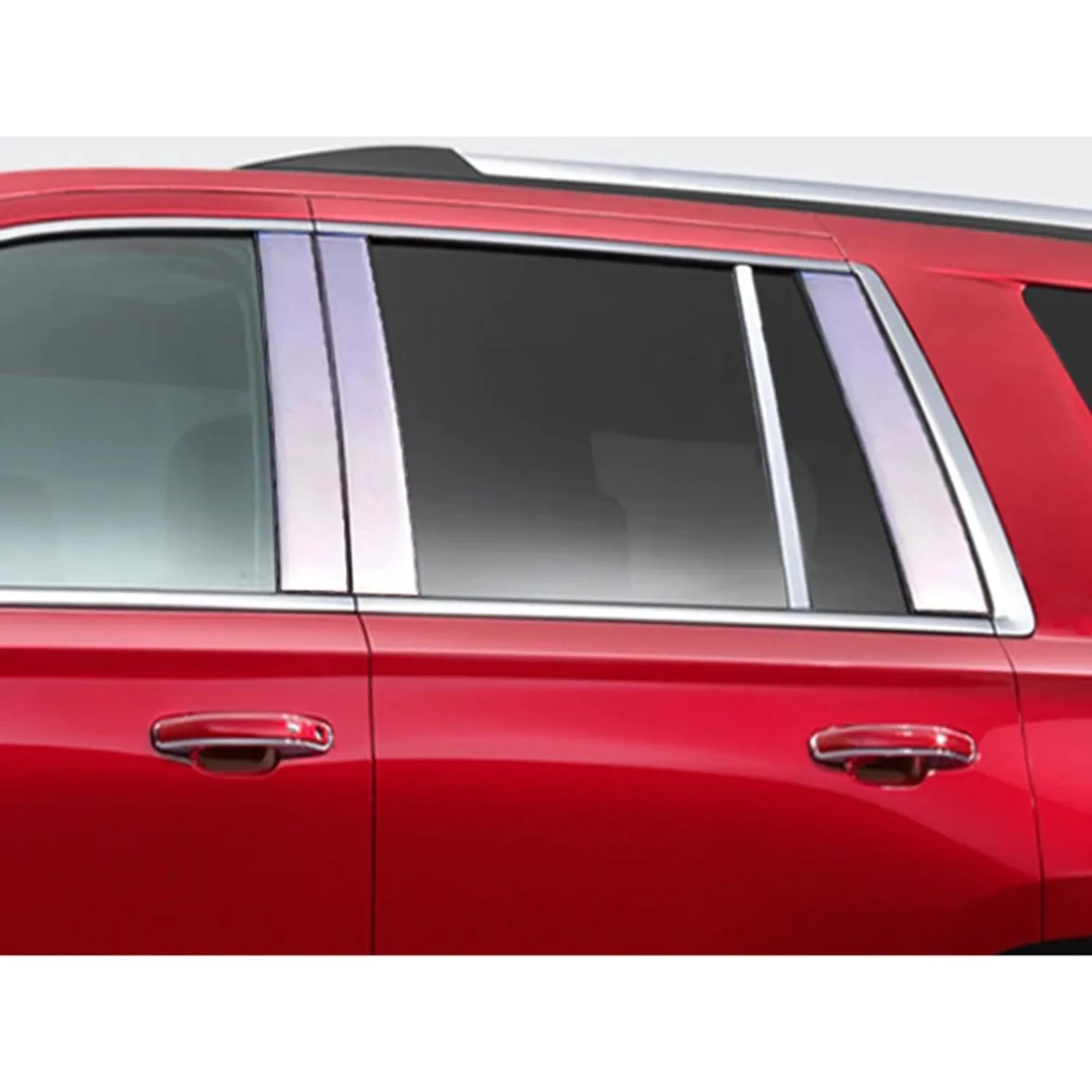 2015-2020 Cadillac Escalade Stainless Steel Pillar Trim 8Pc