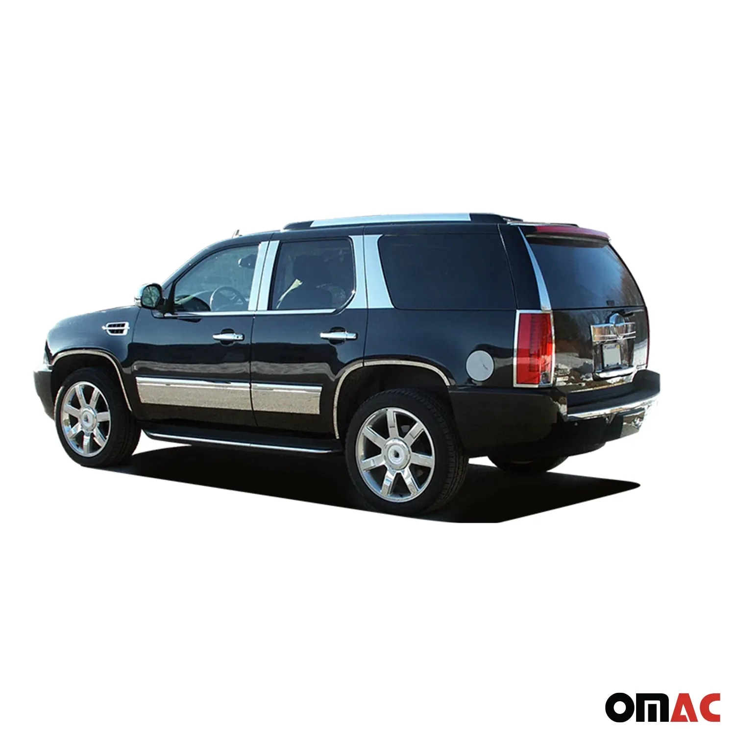 2007-2014 Cadillac Escalade Stainless Steel Wheel Well Trim 6Pc - Image 2