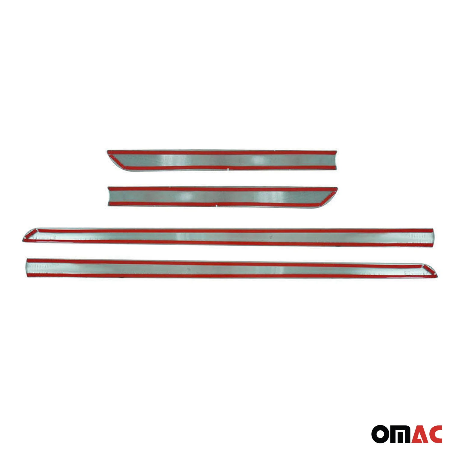 2018-2023 Subaru Crosstrek Side Door Molding Trim Skirt Garnish Stainless Steel Gloss 4Pcs - Image 5