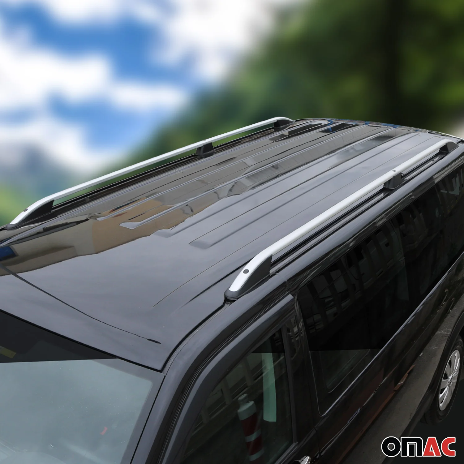 2013-2015 Subaru XV Crosstrek Roof Rack Rails Side Rails Silver - Image 2