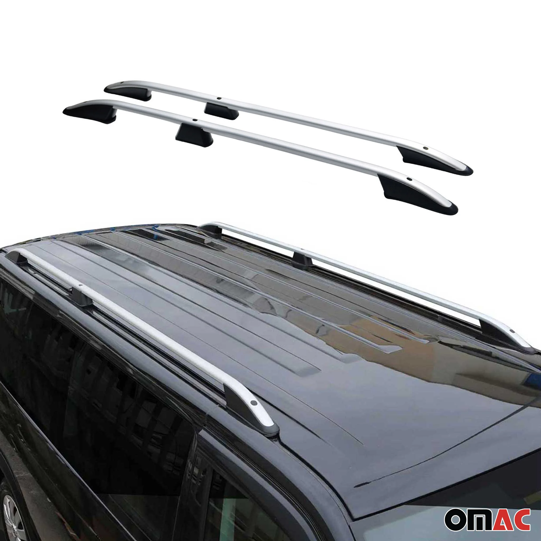 2013-2015 Subaru XV Crosstrek Roof Rack Rails Side Rails Silver - Image 5